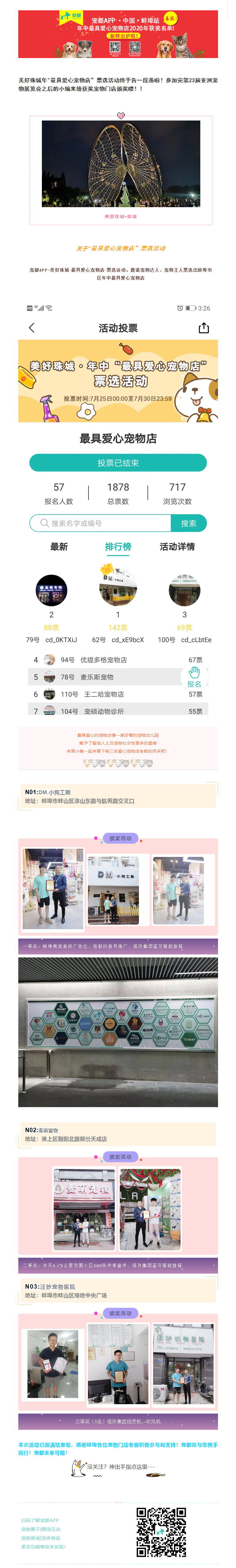 喜報(bào)！2020年寵都APP?中國(guó)?美麗珠城?蚌埠站---最具愛心寵物店獲獎(jiǎng)名單新鮮出爐啦！